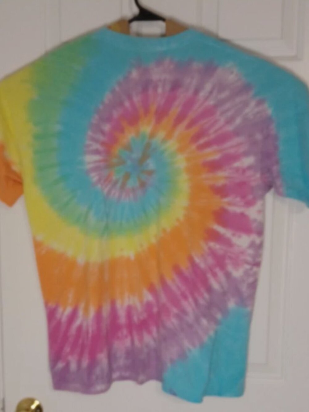 Grateful Dead T-shirt Sz XL Liquid Blue Dancing Bear Vintage 1995 Tie Dye Spiral - Picture 5 of 5